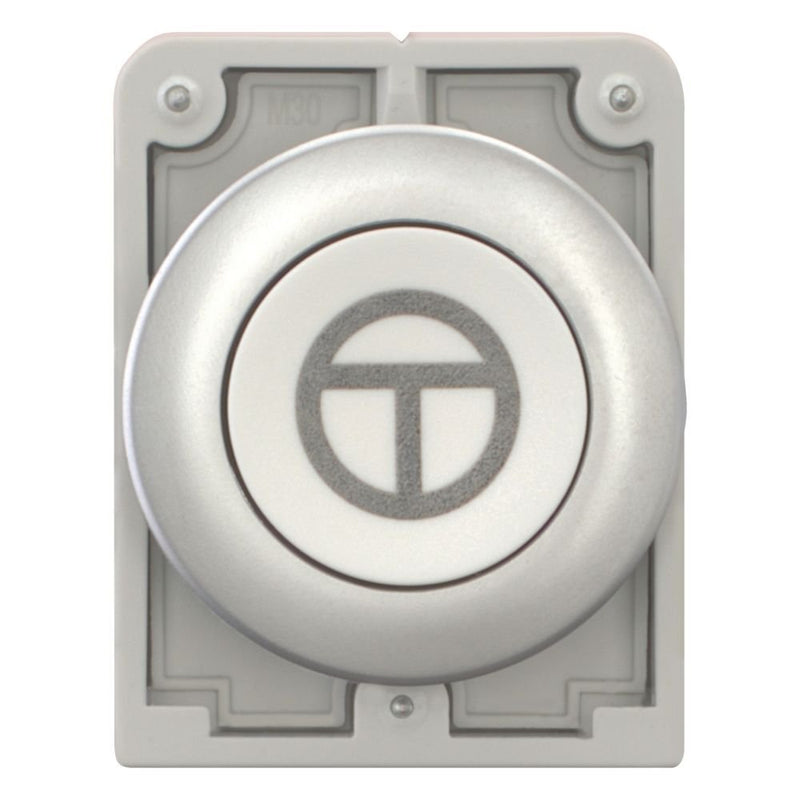 Eaton - Frontelement für Drucktaster Drucktaste RMQ-Titan M30C-FD-W-X11 flach tastend weiß