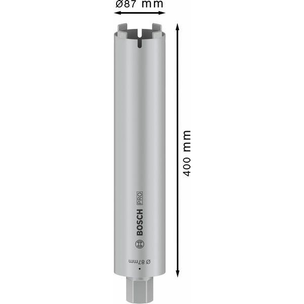 Bosch - Bohrkrone PRO Trockenbohrkrone, 87 x 2608601407 400 mm 1 1/4-Zoll