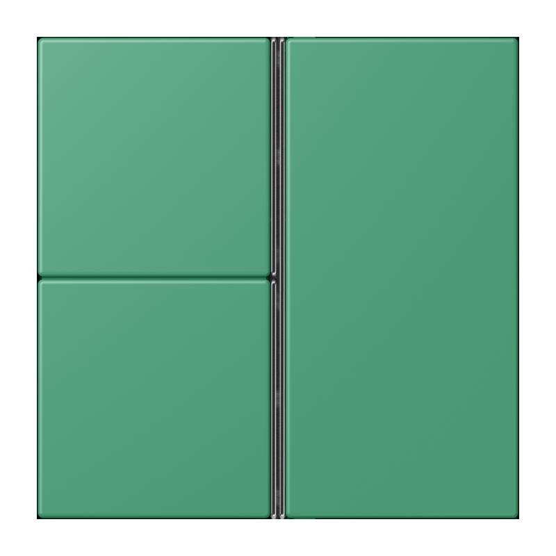 Jung - Abdeckung/Bedienelement für Installationsschalterprogramme Tastensatz 3fach LC 403 TSA 250 vert 59