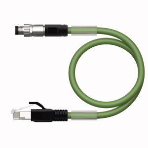Turck - Rundsteckverbinder, feldkonfektionierbar (Industriesteckverbinder) Leitung für Industrial PSGS4MRJ45S441610M Ethernet / PROFINET − 1 Stück