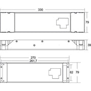 Brumberg Leuchten - LED-Betriebsgerät LED-Netzgerät 24V 17291000 max. 200W