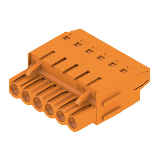 Weidmüller - Kabelsteckverbinder für Leiterplattensteckverbinder LP Verbinder Raster 5.08 BLT 5.08/6B SN OR − 54 Stück