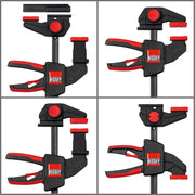 BESSEY - Schraubzwinge 2 x Einhand-Tischzwinge EZR15SET