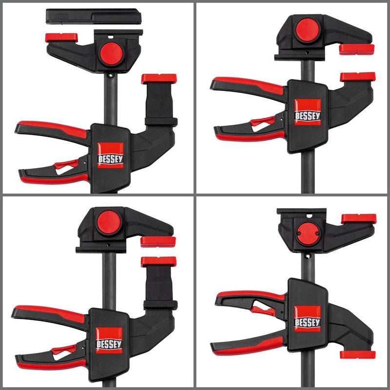 BESSEY - Schraubzwinge 2 x Einhand-Tischzwinge EZR15SET