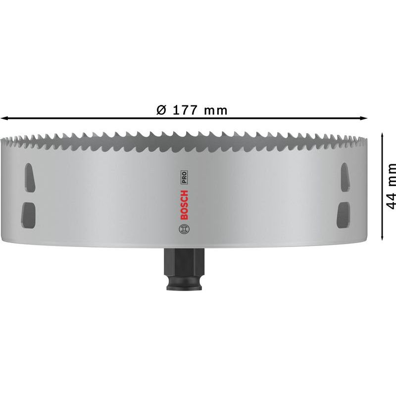 Bosch - Lochsäge PRO Multi Material PC Plus 2608594421 Lochsäge, 177 mm