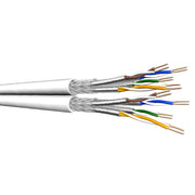 Draka Comteq (DNT) - Daten- und Kommunikationskabel UChome SS26 Kat.7 weiß dup 60060750-Dca Ri100 8P S/FTP AWG26 − 100 Meter