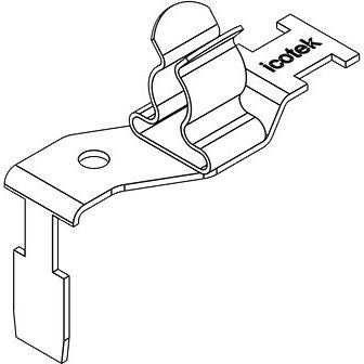 Icotek - Zubehör/Ersatzteile für Kleinverteiler EMV-Steckfuss STFZ - SP/03 − 10 Stück