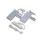 Hera - Decken-/Wandleuchte 2er-Set LED-Unterb.leuchte 61055120207 ww alu m.IR-Sch