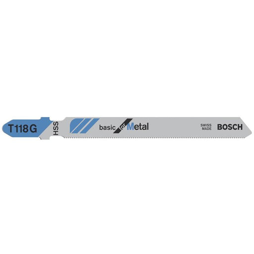 Bosch - Stichsägeblatt T 118 G 2608631012 Basic for Metal