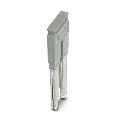 Phoenix Contact - Querverbinder/Brücker für Reihenklemme Steckbrücke FBS 2-10 GY − 10 Stück