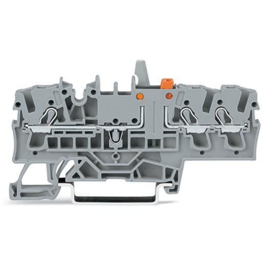 WAGO - Trenn- und Messtrenn-Reihenklemme 3-Leiter-Trenn-/Messklemme 2002-1772/401-000 2,5mm² orange − 50 Stück