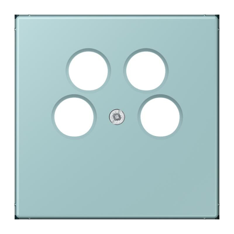 Jung - Einsatz/Abdeckung für Kommunikationstechnik Abdeckung für SAT-TV LC 990-4 SAT2 214