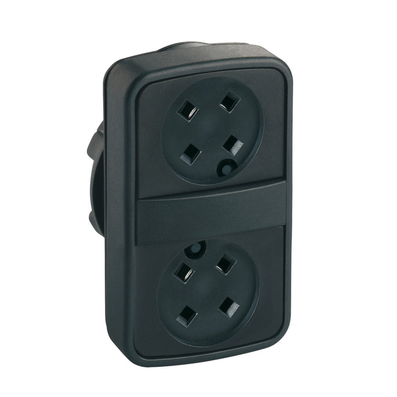 Schneider Electric - Frontelement für Drucktaster Doppeldrucktaster ZB5AA79 ohne Tastenschild