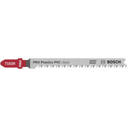 Bosch - Stichsägeblatt PRO Plastics PVC clean 2608665238VE(2) T102H Stichsägeblatt − 10 Packung