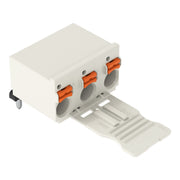 WAGO - Leiterplattensteckverbinder 1-Leiter-THT-Federleiste 2092-3354 CAGE CLAMP,lichtgrau − 100 Stück