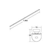 Brumberg Leuchten - Decken-/Wandleuchte LED-Sanierungseinsatz o.VG 80030003 1449mm, 3000/4000K