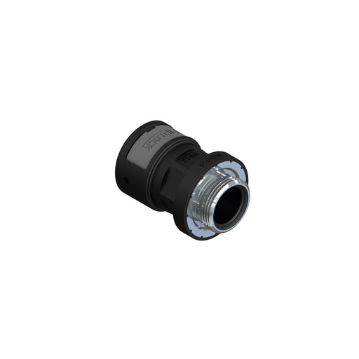 Fränkische - Kunststoff-Wellschlauch-Verschraubung Anschlussverschraubung ASPA-10M16MB-5 Metallgewinde − 10 Stück