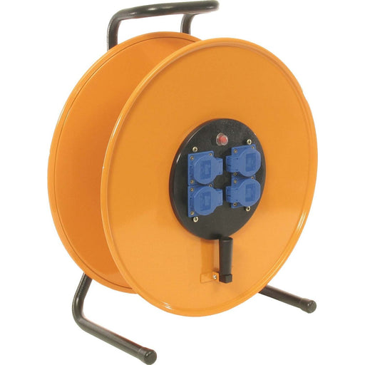 Schill - Kabeltrommel Stahlblech-Kabeltrommel HT 480.MD4 m. Steckd. oh. Kabel