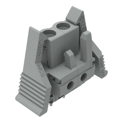 WAGO - Leiterplattensteckverbinder THT-Federleiste gerade 232-132/039-000 Rastermaß 5mm,grau − 100 Stück