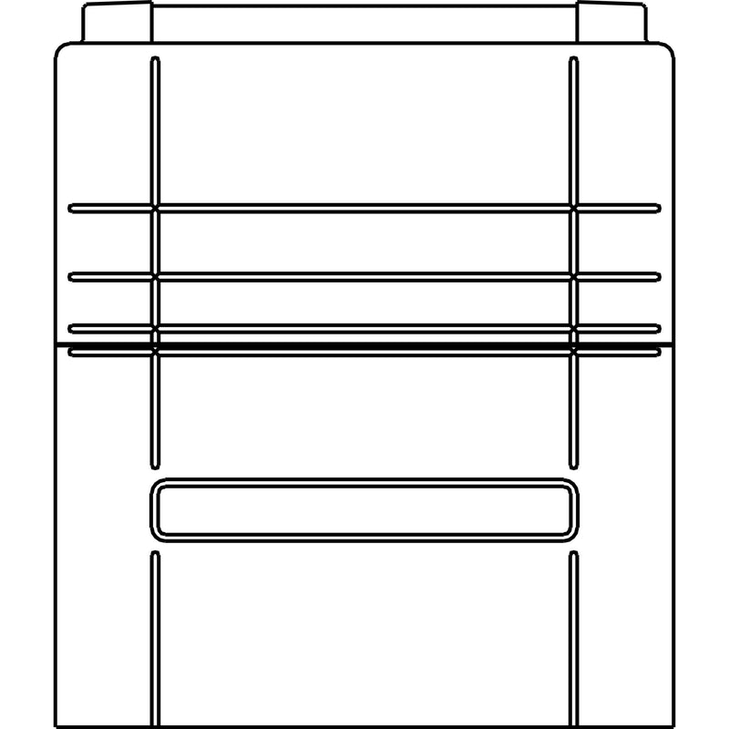 Elsta Mosdorfer - Sockel/Sockelelement (Schaltschrank) Sockelverlängerung SV X00 2939 500/320 RAL 7035