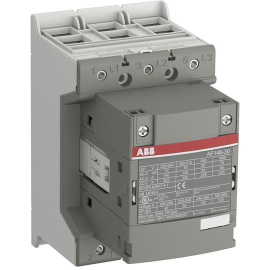 ABB Stotz S&J - Leistungsschütz zum Schalten von Wechselstrom Schütz AF146-30-00-13 100-250V 50/60Hz/DC