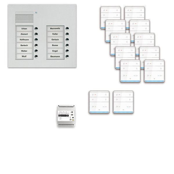 TCS Tür Control - Türsprech-Set pre:pack Audio UP 12WE PPUF12/2-EN/01 m.Außenstation PUK
