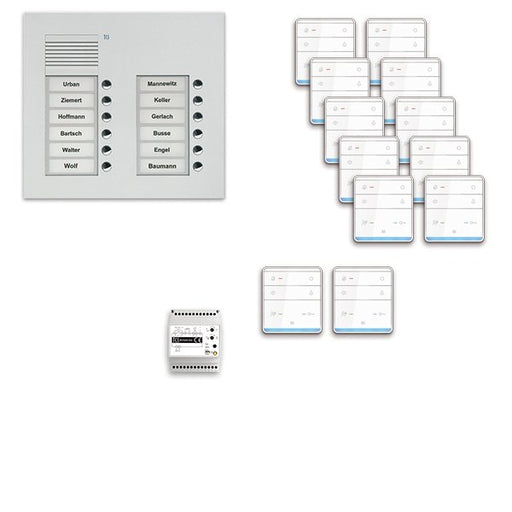 TCS Tür Control - Türsprech-Set pre:pack Audio UP 12WE PPUF12/2-EN/01 m.Außenstation PUK