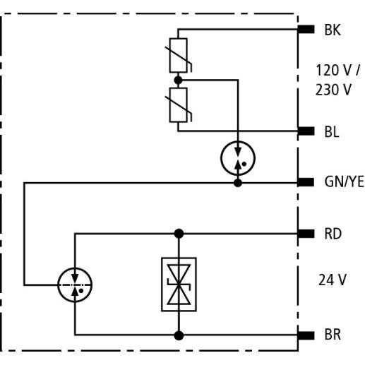 DEHN - Überspannungsableiter für Informations-/MSR-Technik Überspannungsableiter DPI CD EXD 230 24 M DEHNpipe Ex (d)