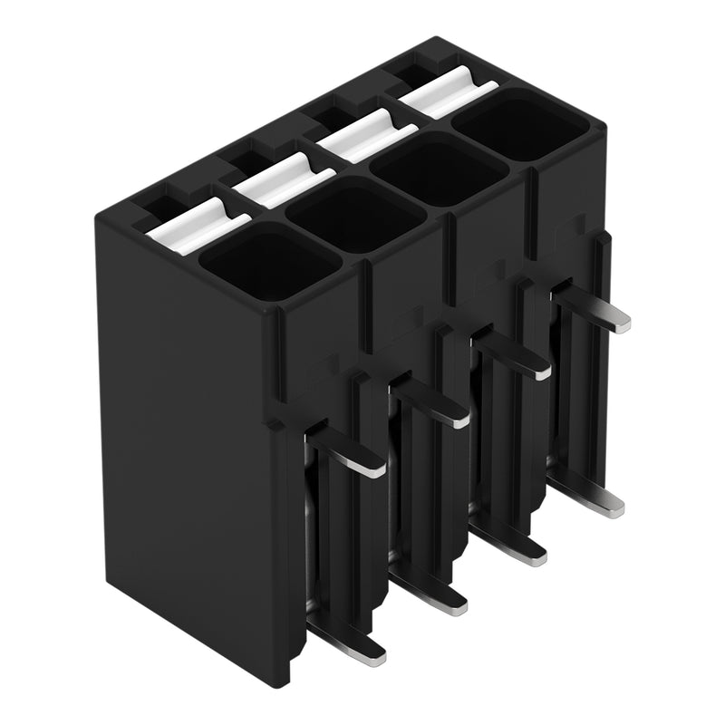 WAGO GmbH & Co. KG - Leiterplattenklemme THR-Leiterplattenklemme 2086-1204 Drücker,1,5mm²,sw − 216 Stück