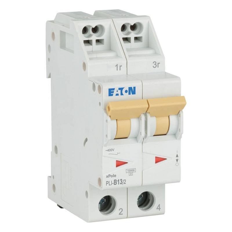Eaton - Leitungsschutzschalter PLI-B13/2 B 13A, 2p Steckkl
