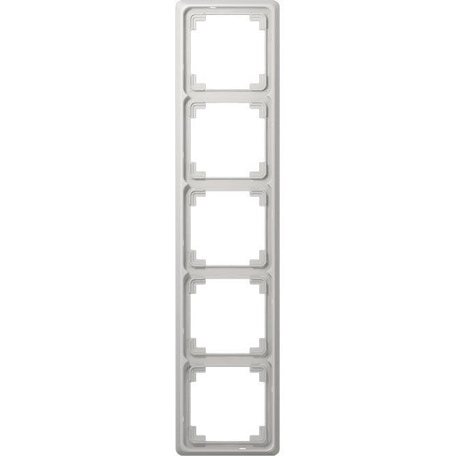 Jung - Abdeckrahmen Rahmen 5-fach lgr CDP 585 LG waage/senkrecht