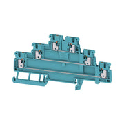 Weidmüller - Durchgangs-Reihenklemme Klemme A3T 1.5 BL PUSH IN, 1.5 mm² − 50 Stück