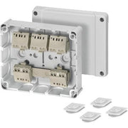 Hensel - Dose, Gehäuse für Montage auf der Wand/Decke Kabelabzweigkasten DPC 9225 1,5-2,5qmm 3ph. 5p − 2 Stück