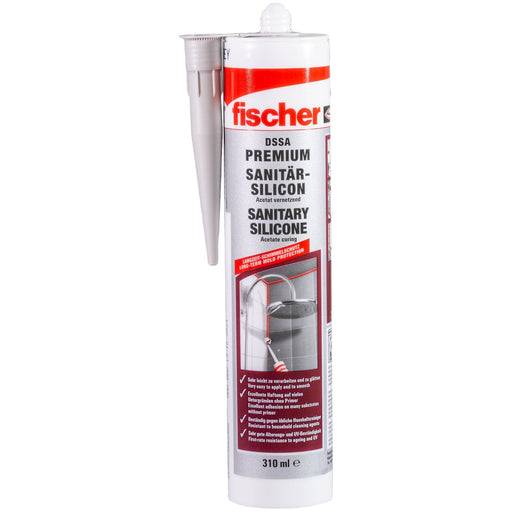 Fischer Deutschl - Dichtstoff Sanitärsilicon DSSA SG silbergrau