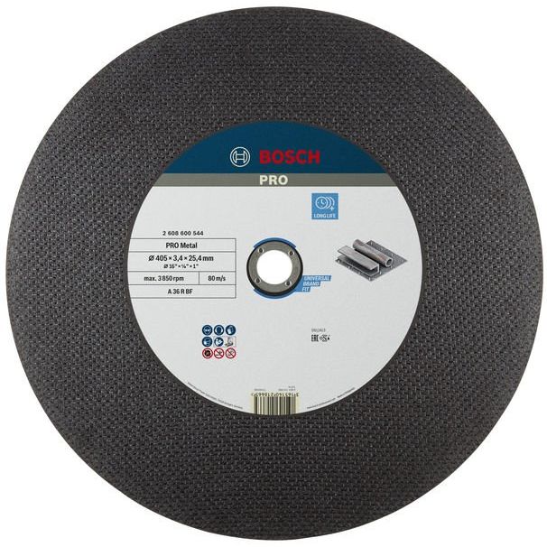Bosch - Trenn-/Schleifscheibe PRO Metal Gebundene 2608600544 Trennscheibe 400 x