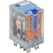 Comat Releco - Schaltrelais Miniature-Relais QRC blau C7-T21DX/DC24V-Relec 8-pin, 2 CO, DX − 10 Stück