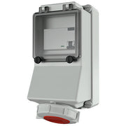 Mennekes - CEE-Steckdose abschaltbar, abgesichert (IEC 60309) Wanddose 7150 16A,5p,6h,400V,IP67