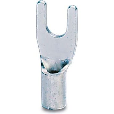 Phoenix Contact - Quetschkabelschuh für Cu-Leiter Gabelkabelschuh C-FC 1,5/M5 blank, 0,5-1qmm, M5 − 100 Stück