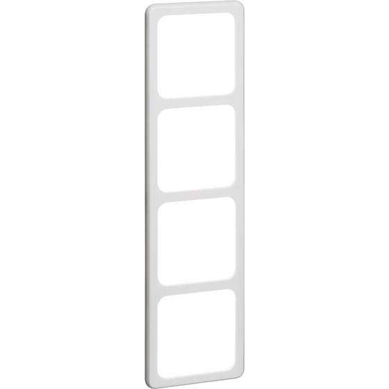 Peha - Abdeckrahmen Rahmen 4-fach ws D 80.674 W waage/senkrecht