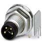 Phoenix Contact - Rundsteckverbinder, feldkonfektionierbar (Industriesteckverbinder) Einbausteckverbinder SACC-DSI-M8M#1456048 − 20 Stück