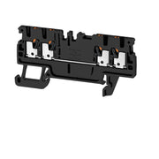Weidmüller - Durchgangs-Reihenklemme Klemme A4C 1.5 BK PUSH IN, 1.5 mm² − 100 Stück