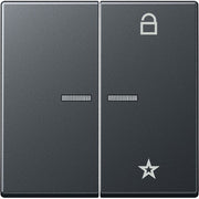 Jung - Bedienelement intelligent eNet Funk-Steuertaste FM A 1701 BF ANM 2fach,anthrazit matt