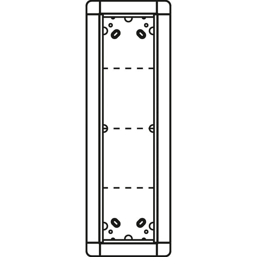 Ritto - Montageelement für Türstation Portier UP-Rahmen si 1881420 4-fach, 141x431mm