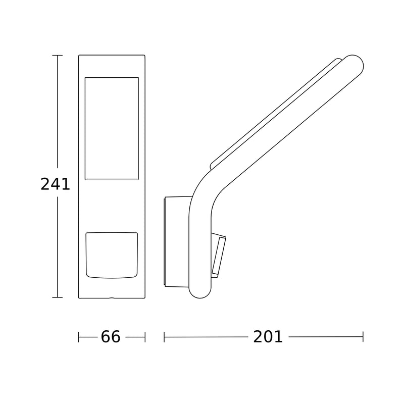 Steinel - Downlight/Strahler/Flutlicht Sensor-LED-Strahler XLED slim S ANT 3000 K
