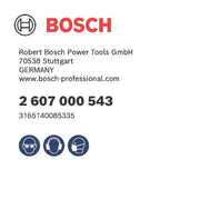Bosch - Stab-/Riffeldübel 27-tlg. Holzdübel-Set, 2607000543 10 mm