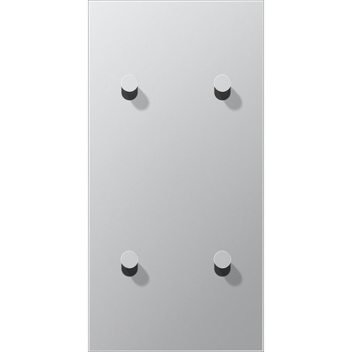 Jung - Abdeckung/Bedienelement für Installationsschalterprogramme Abdeckung mit Kipphebel AL 12-25 K 0 Kegel, 2fach, alu