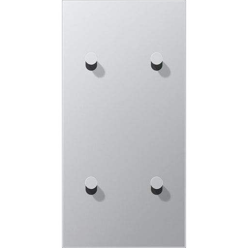Jung - Abdeckung/Bedienelement für Installationsschalterprogramme Abdeckung mit Kipphebel AL 12-25 K 0 Kegel, 2fach, alu