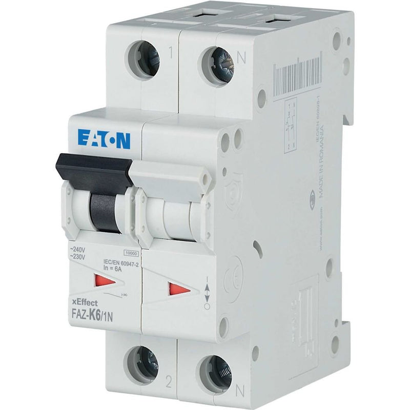 Eaton - Leitungsschutzschalter 1p. FAZ-K6/1N 6A Charakt.: K