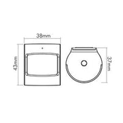 Nobile - Lichtregelsystemkomponente PIR Bewegungsmelder BT 9109011005