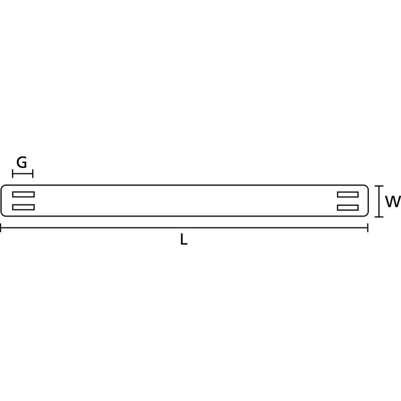 HellermannTyton - Kabelmarkierungssystem Kennzeichnungsschild AT3-N66-BK − 100 Stück